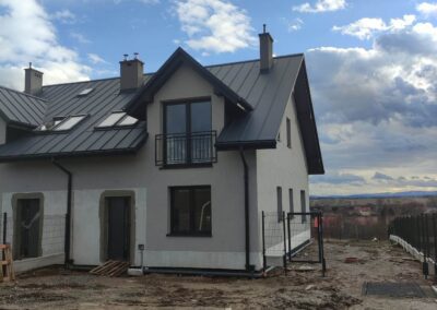 Osiedle domów - w trakcie budowy