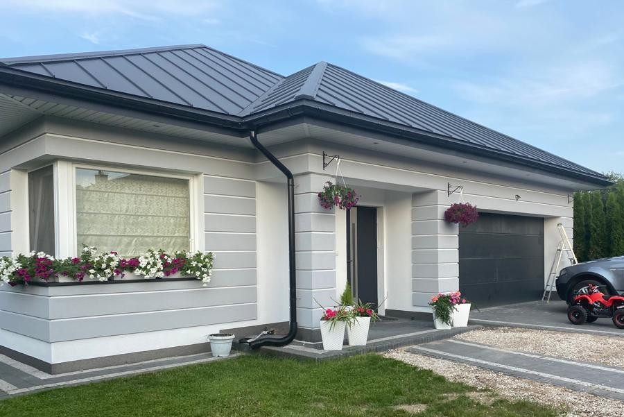 Spalony dom koło Lublina - po remoncie