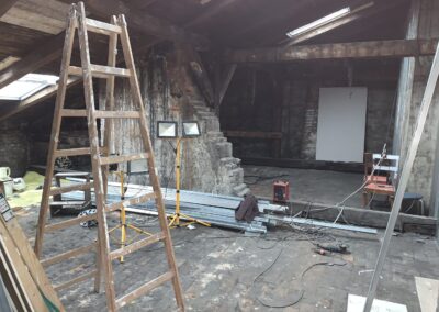 Remont strychu pod biuro (przed)
